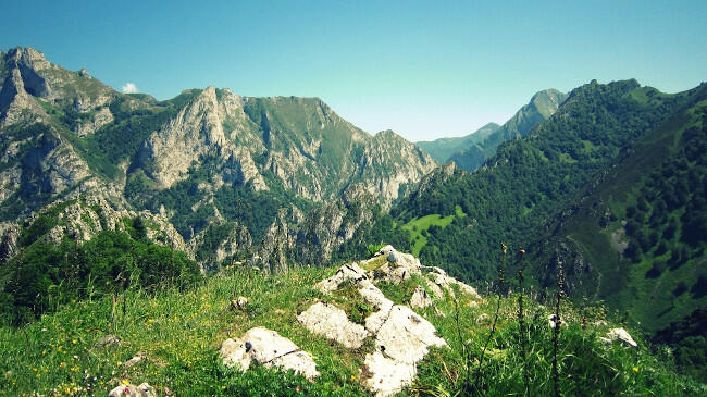 Ruta en moto por Ponga Alto Casielles, Asturias