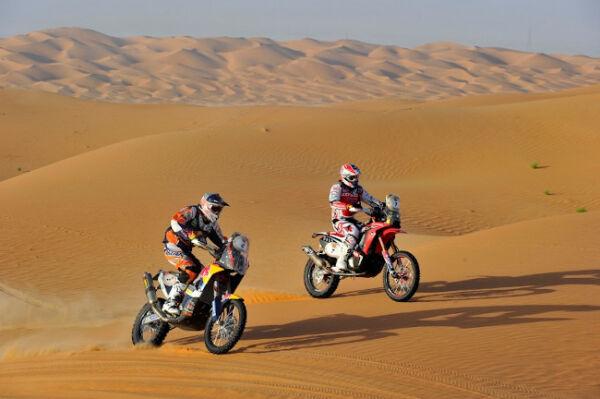 Tipos de moto de campo: rally 