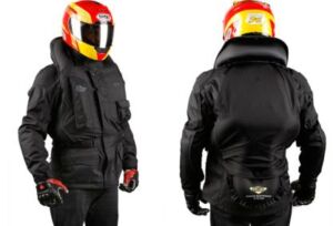 Chaleco modelo airbag moto