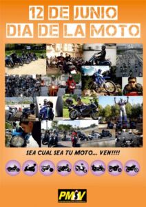 Cartel día Nacional de la moto en Valencia