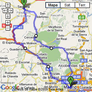 Ruta en moto: Madrid - Segovia