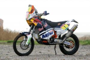 La moto de Marc Coma para el Rally Dakar