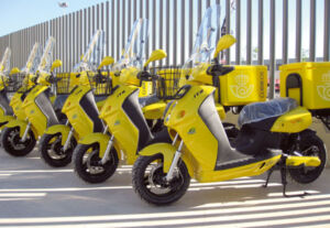 Nuevas motos electricas de Correos