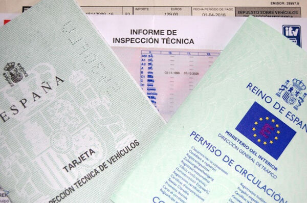 Papeles de la moto