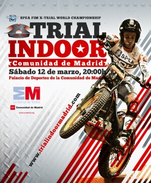 Cartel campeonato trial indoor Madrid