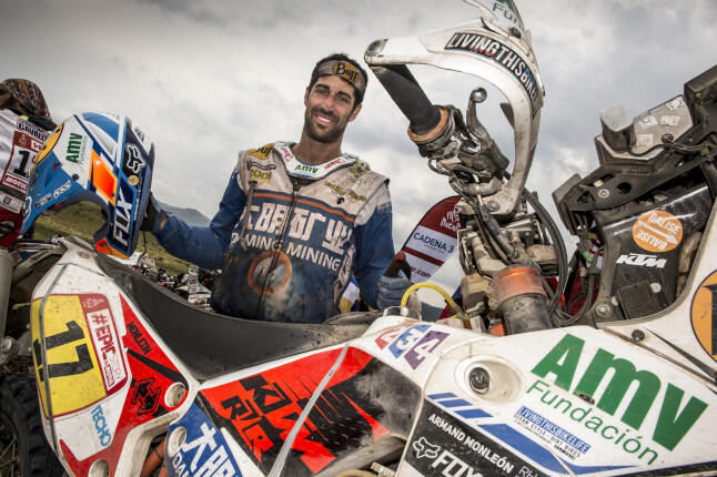 Armand Monleon, piloto AMV en el Rally Dakar 2018