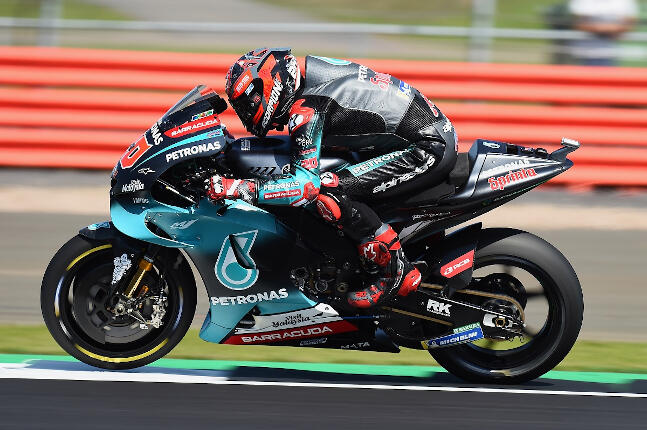 Fabio Quartararo en el MotoGP de Silverstone 2019