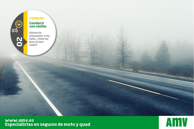 Consejos AMV para conducir con niebla