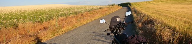 Conducir moto en primavera