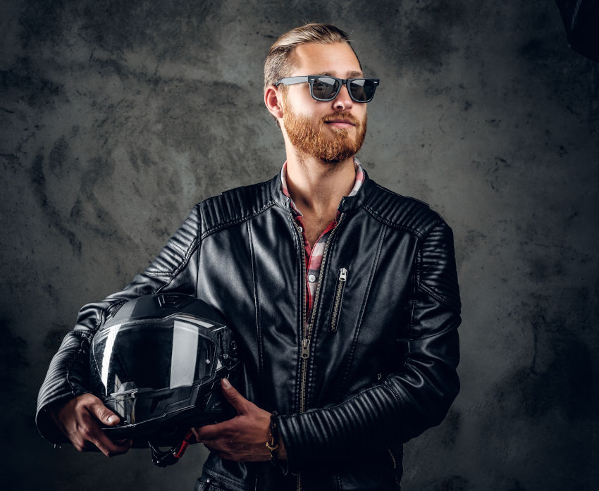 Partes de un casco de moto