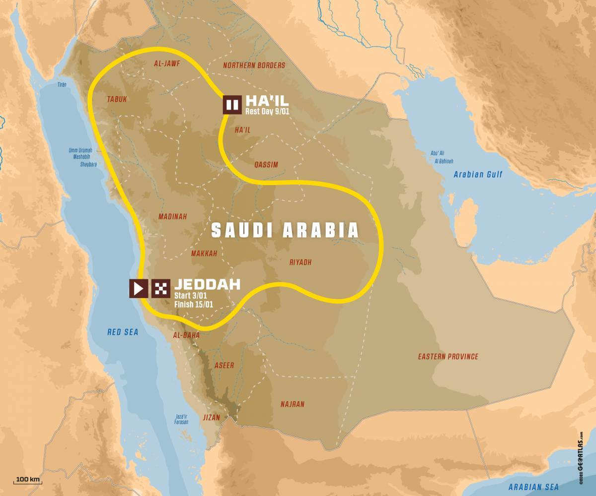 Recorrido Rally Dakar Classic 2021