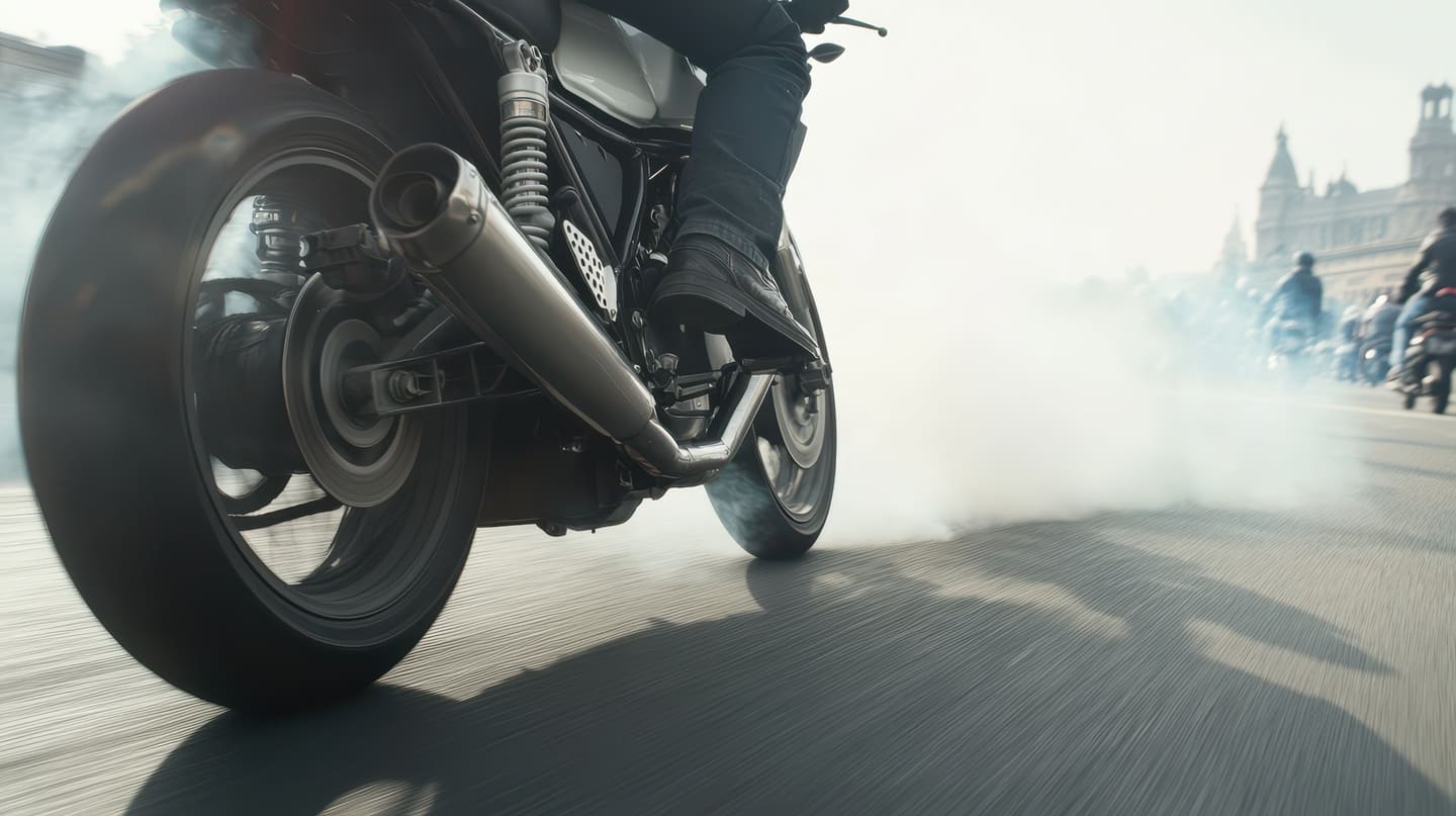 ¿Por qué mi moto echa humo?