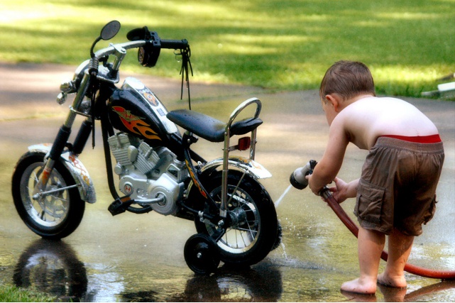 Cómo lavar mi moto?