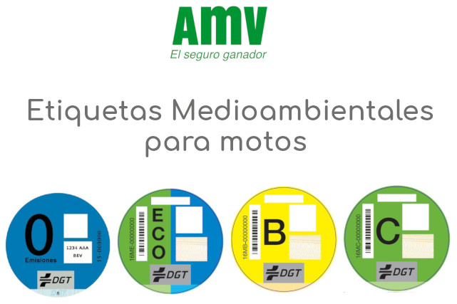 Distintivo ambiental para motos y ciclomotores: la nueva pegatina DGT